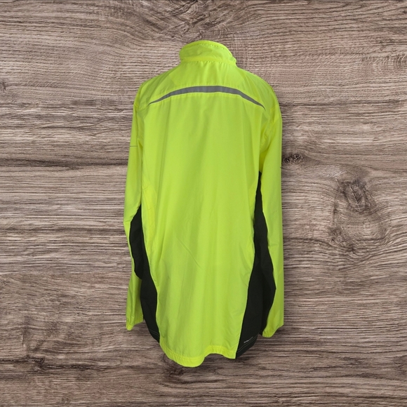 Adidas Bright Yellow Windbreaker with Black Details Size XL - Picture 4 of 11